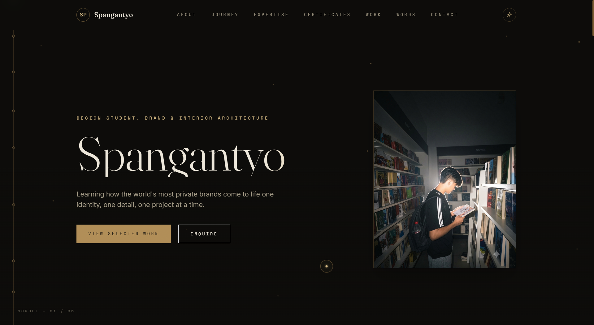 Portfolio — personal site and brand identity