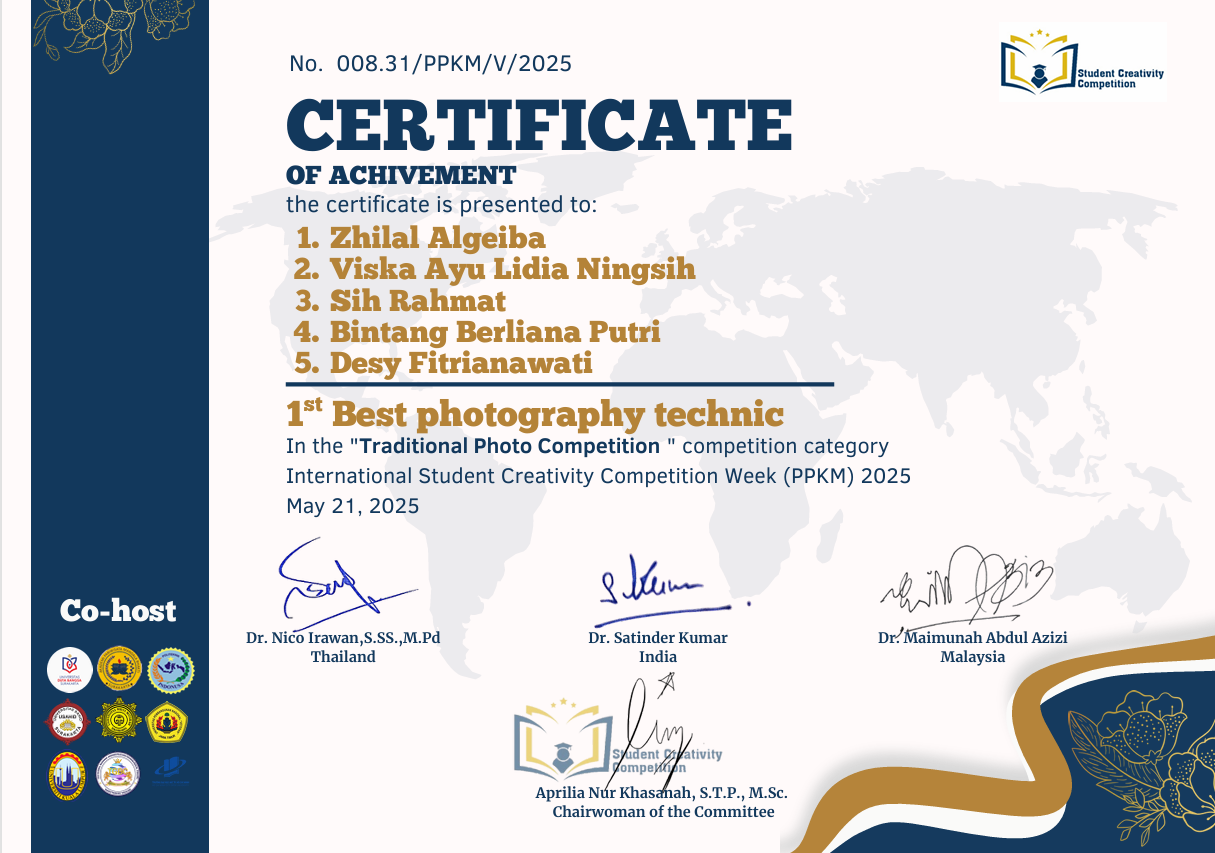 1st Best Photography Technic — Team